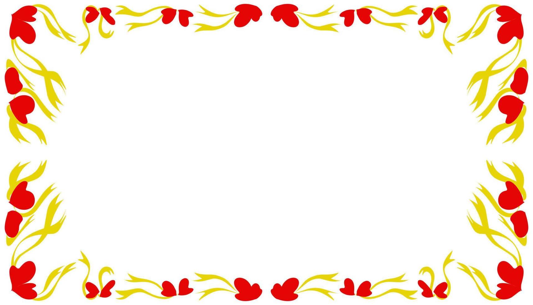 Abstract background with a red frame vector