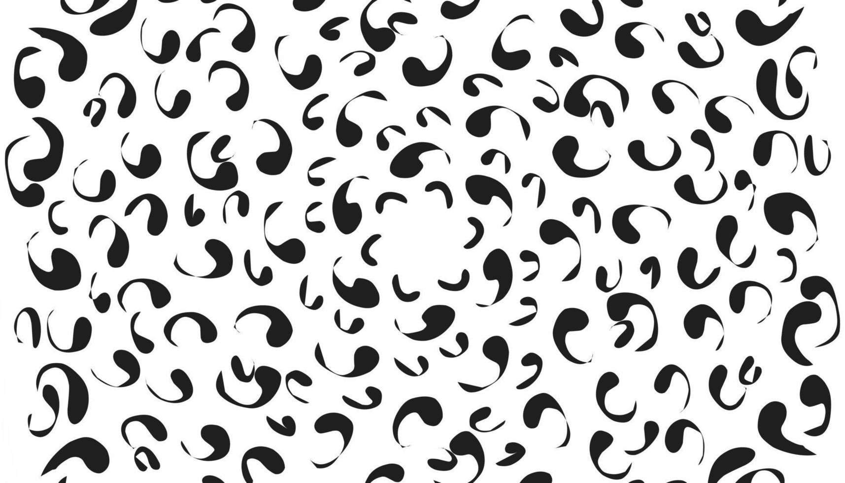 Abstract illustration background with black spots vector