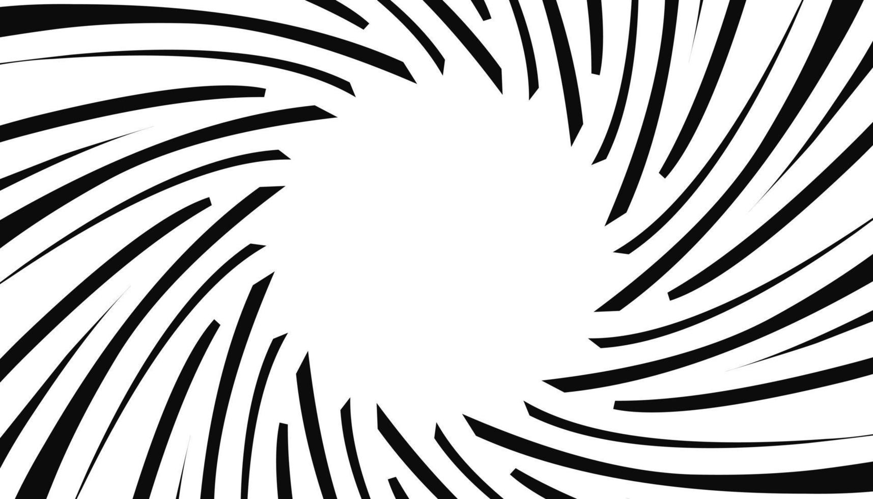 White illustration background with black spiral pattern vector