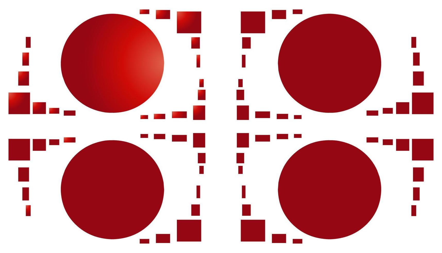 Abstract background with a red frame vector