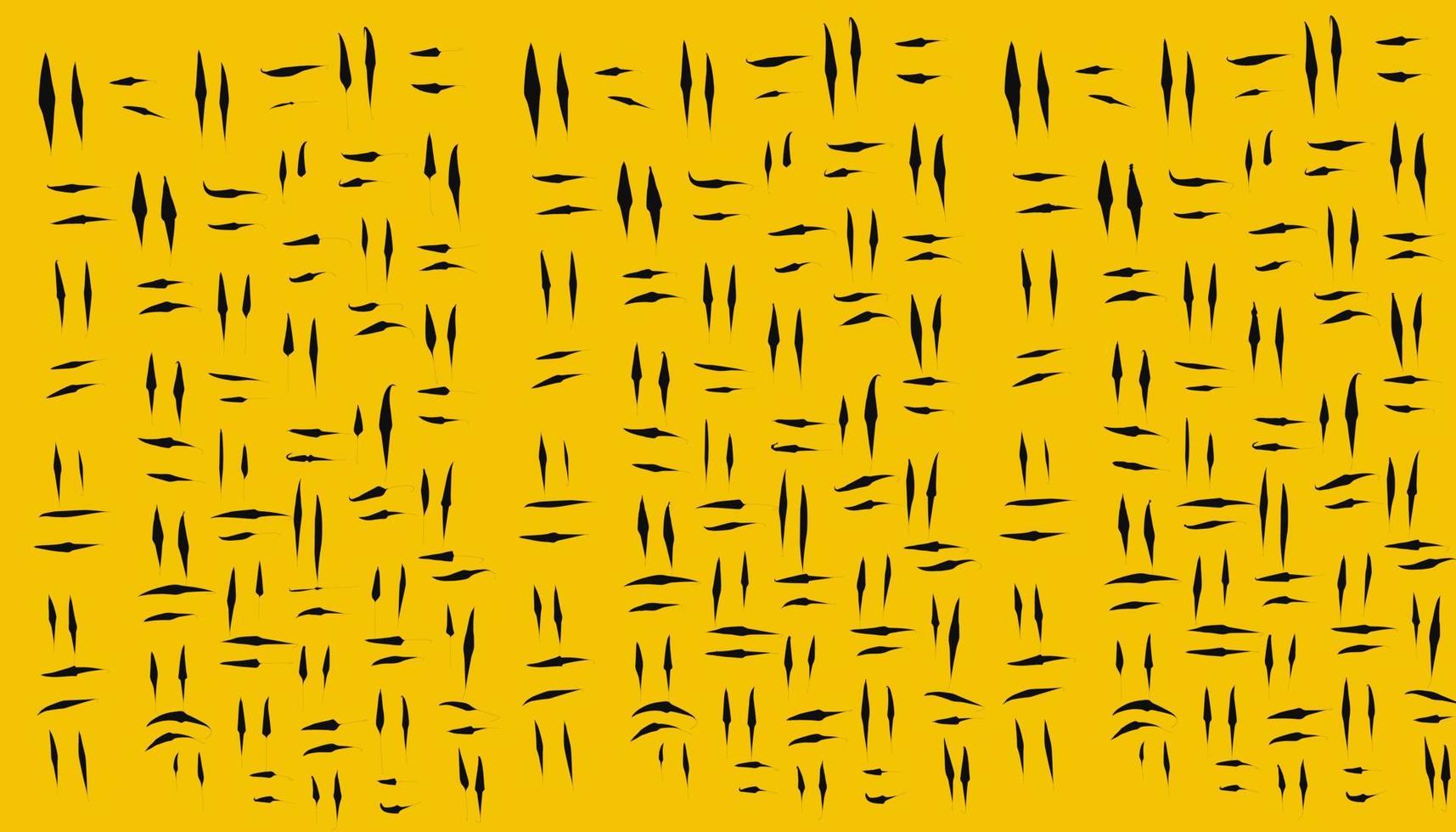 Yellow abstract illustration background with bamboo booth motif vector