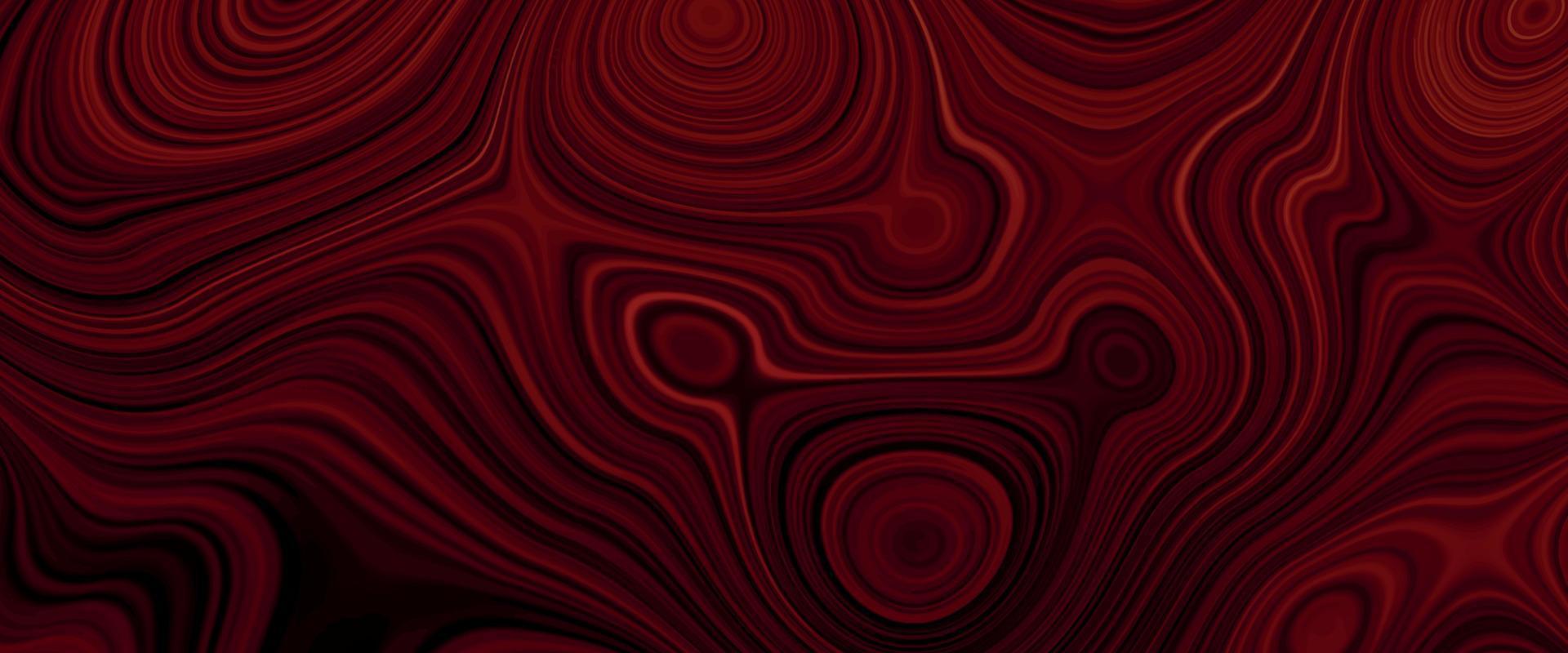 fondo líquido satinado negro y rojo. patrón abstracto de arte digital. diseño abstracto de primer plano de metal líquido. textura suave y elegante de satén negro. lujoso diseño de fondo de mármol. vector