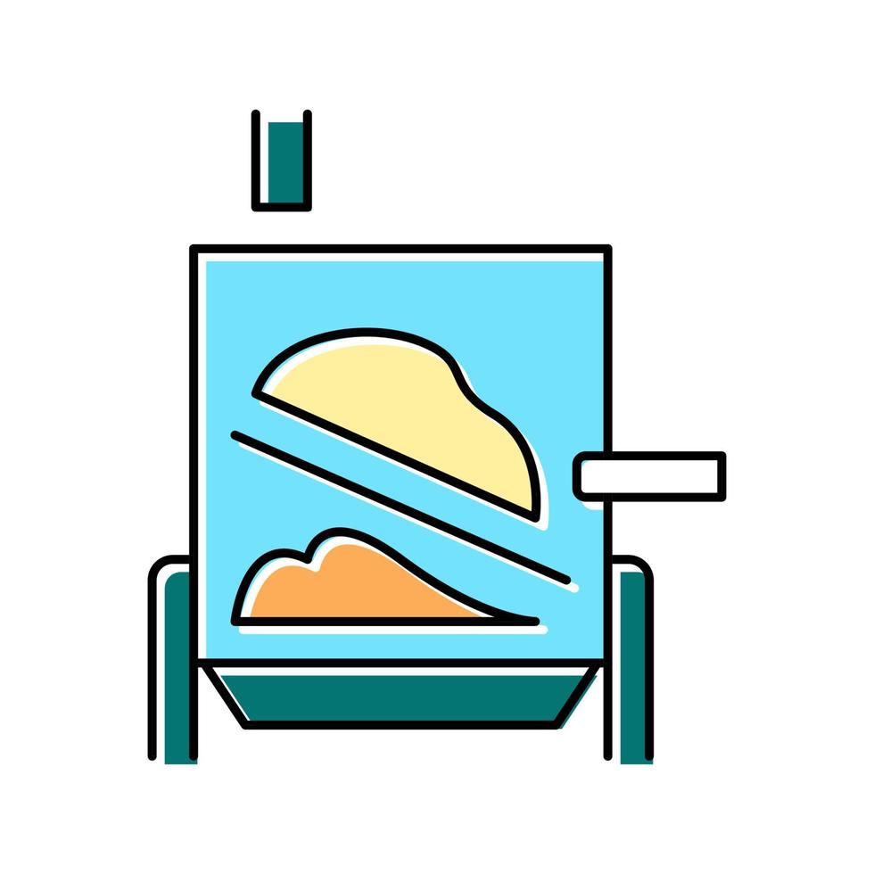 evaporator system color icon vector illustration