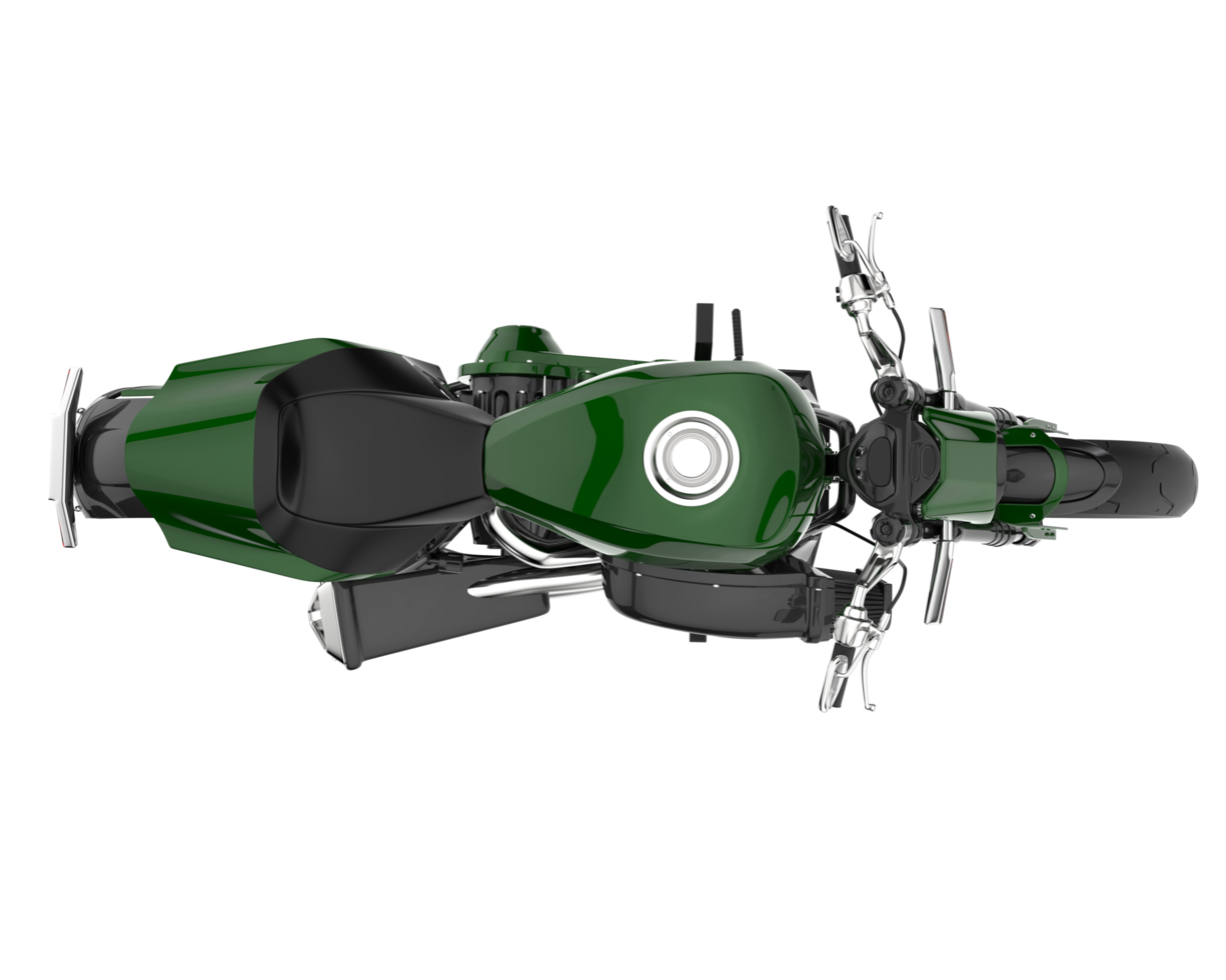 Motorcycle isolated on transparent background. 3d rendering - illustration png