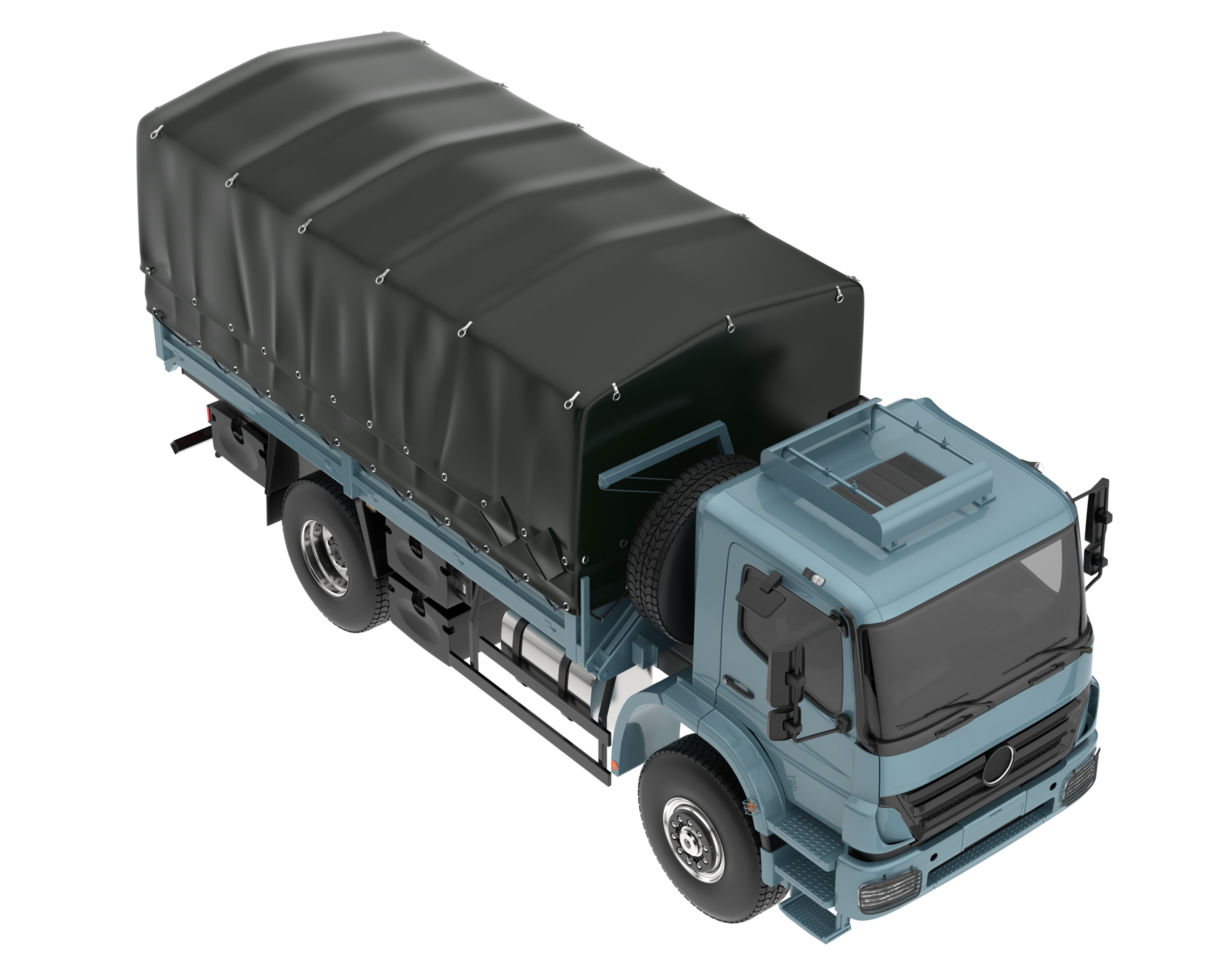 Truck isolated on transparent background. 3d rendering - illustration png