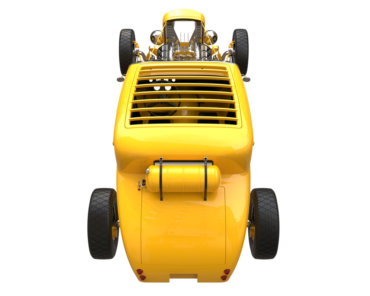 Modern car isolated on transparent background. 3d rendering - illustration png