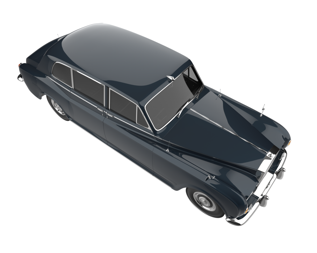 Modern car isolated on transparent background. 3d rendering - illustration png