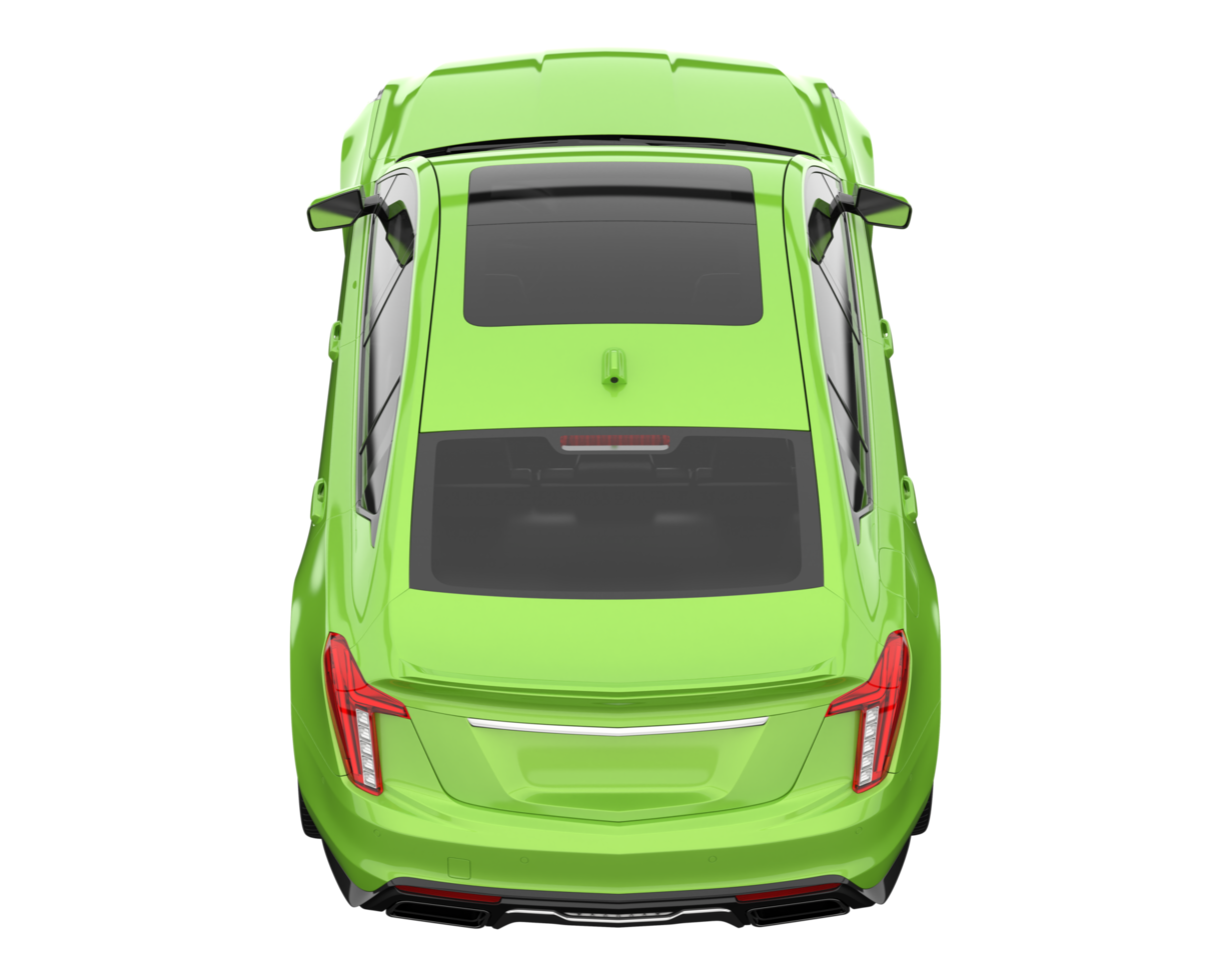 carro moderno isolado em fundo transparente. renderização 3D - ilustração png