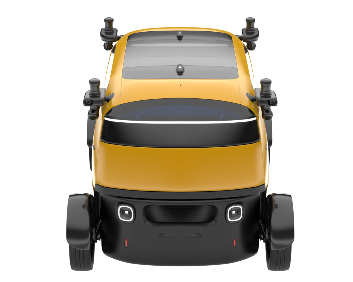 Modern car isolated on transparent background. 3d rendering - illustration png