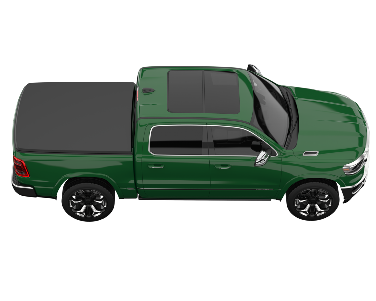 Pickup truck isolated on transparent background. 3d rendering - illustration png