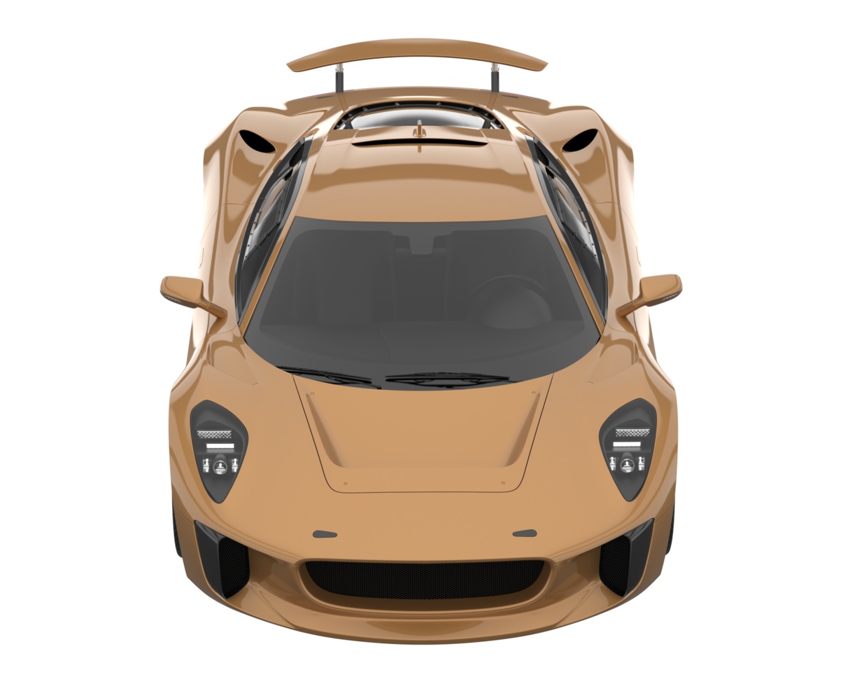 Race car isolated on transparent background. 3d rendering - illustration png