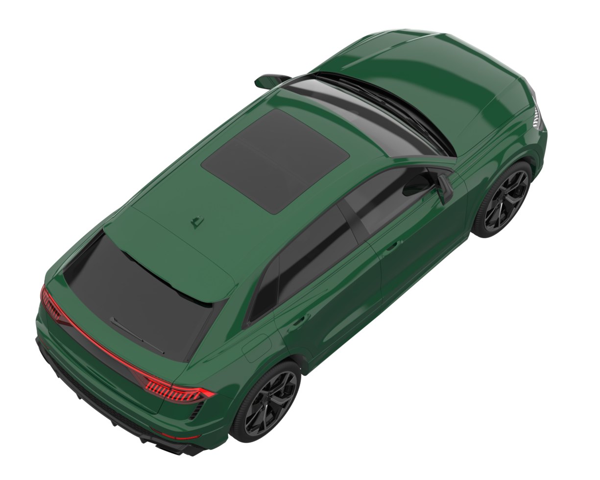 Realistic SUV isolated on transparent background. 3d rendering - illustration png