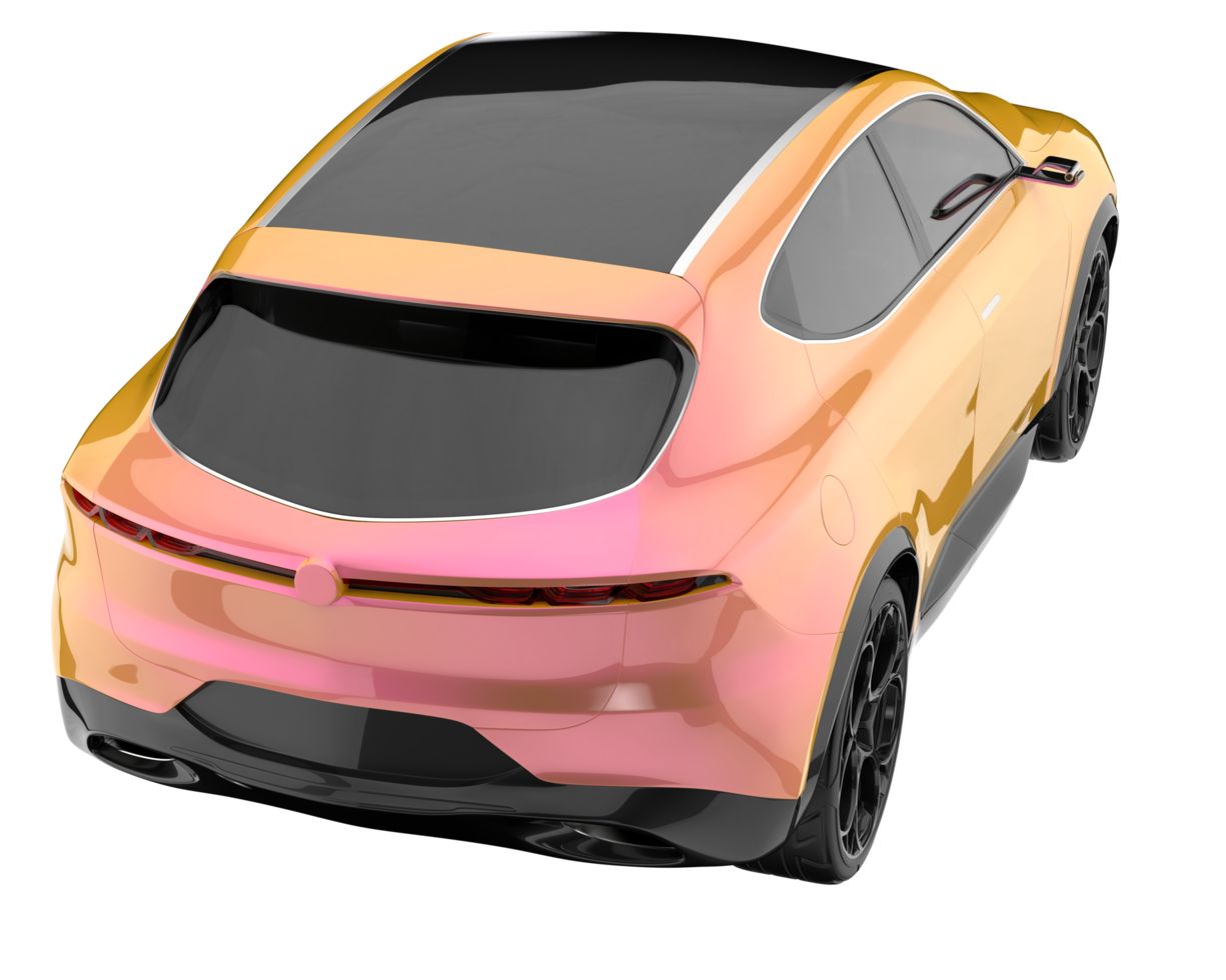 Realistic SUV isolated on transparent background. 3d rendering - illustration png