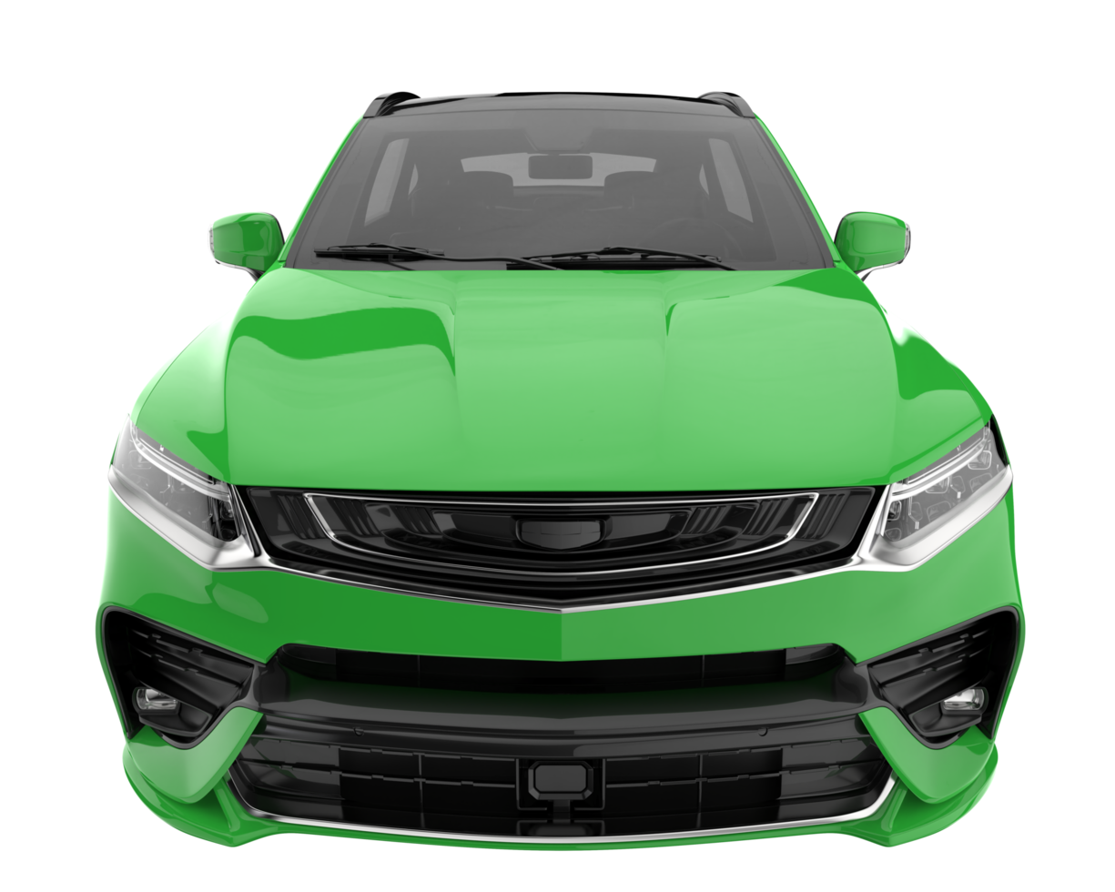 Realistic SUV isolated on transparent background. 3d rendering - illustration png