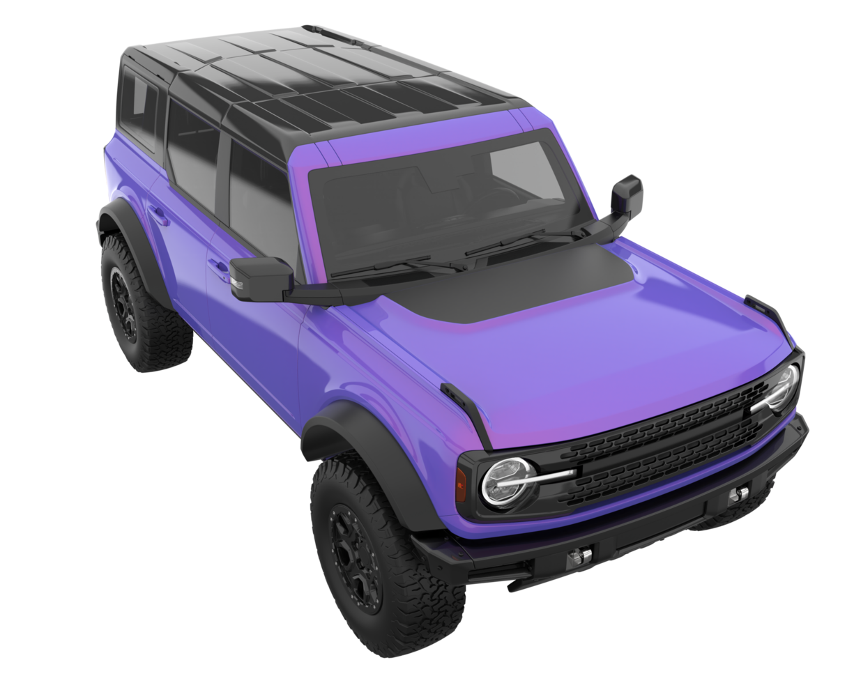Realistic SUV isolated on transparent background. 3d rendering - illustration png