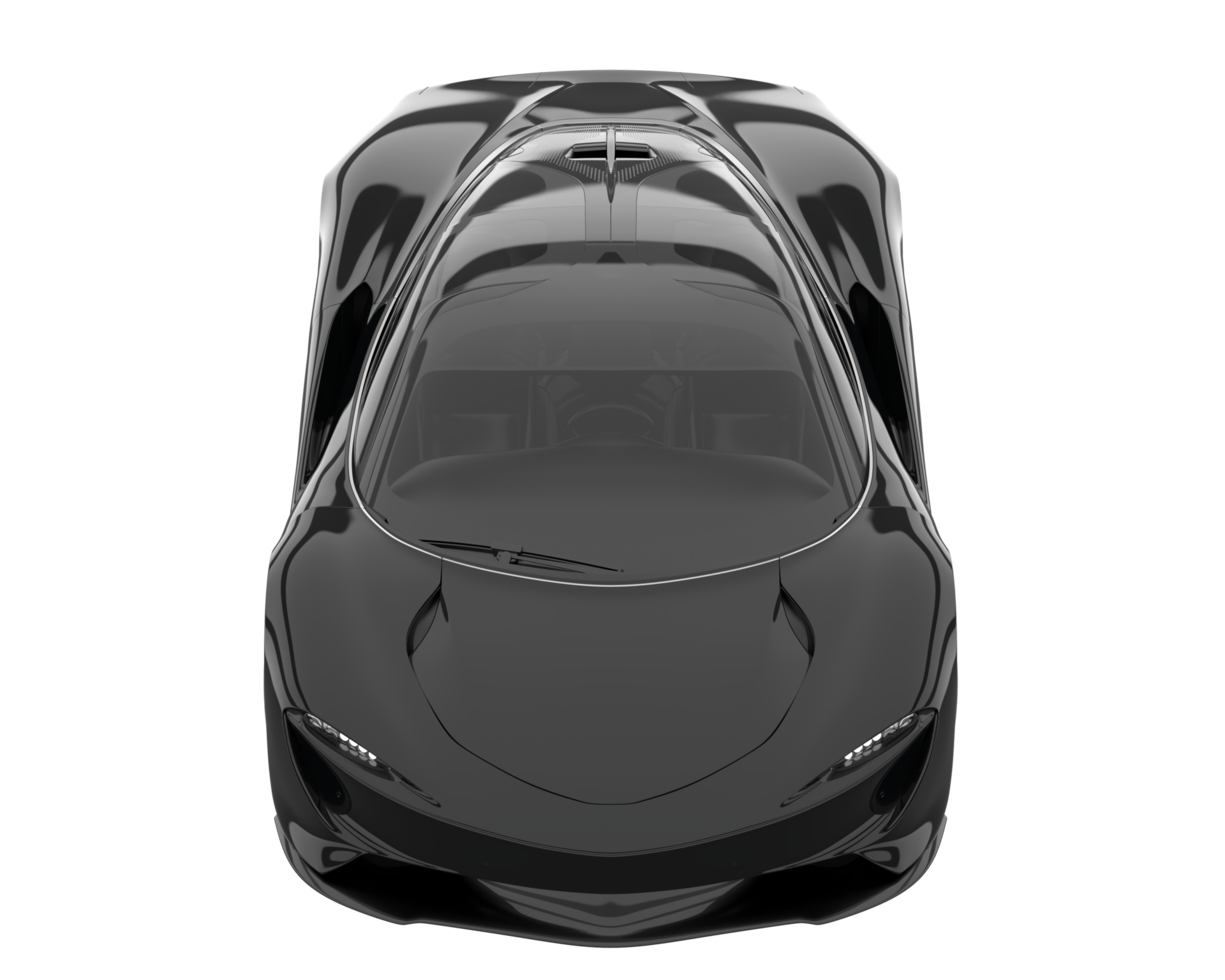 Sport car isolated on transparent background. 3d rendering - illustration png