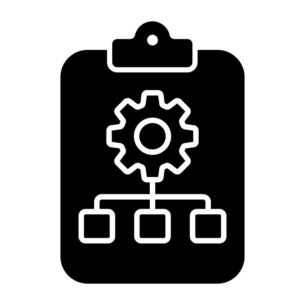 A unique design icon of algorithm management 19589984 Vector Art at ...