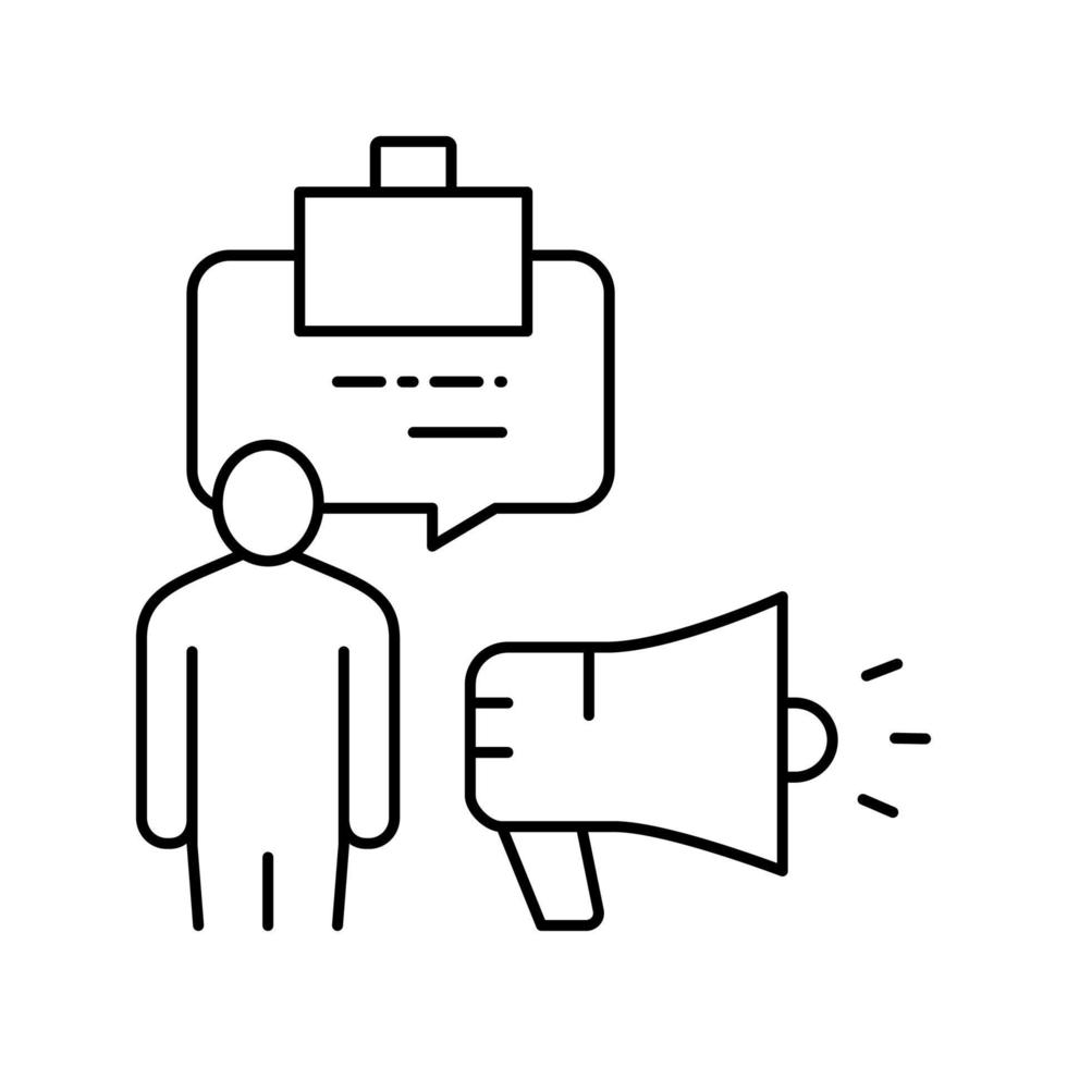 professionalism soft skill line icon vector illustration