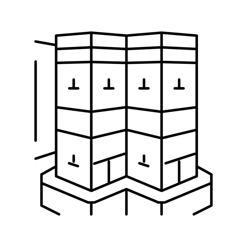 lalibela africa historical construction line icon vector illustration
