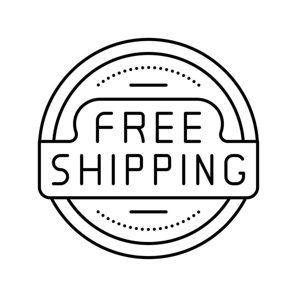 Logo Free Shipping Line Icon Vector Illustration 19590317 Vector Art At logo-free-shipping-line-icon-vector-illustration-19590317-vector-art-at