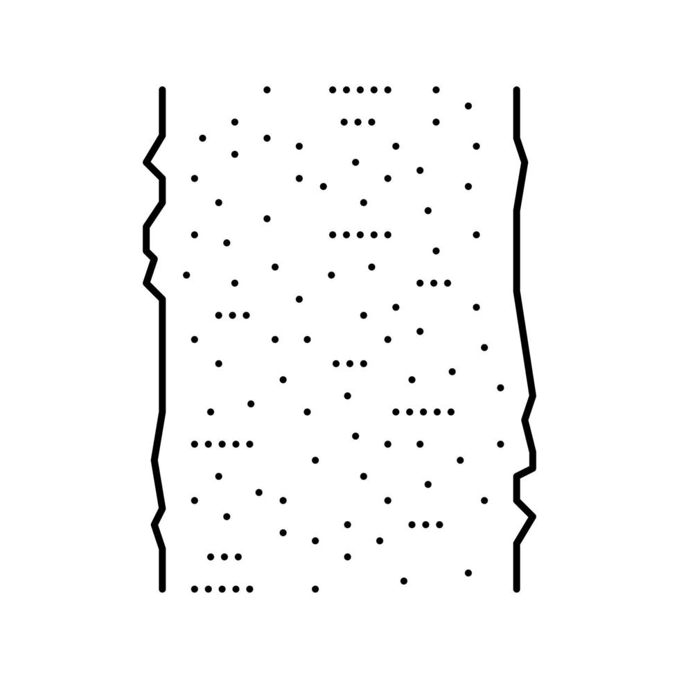 gravel road line icon vector illustration