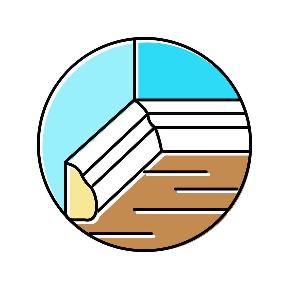 plinth accessory color icon vector illustration