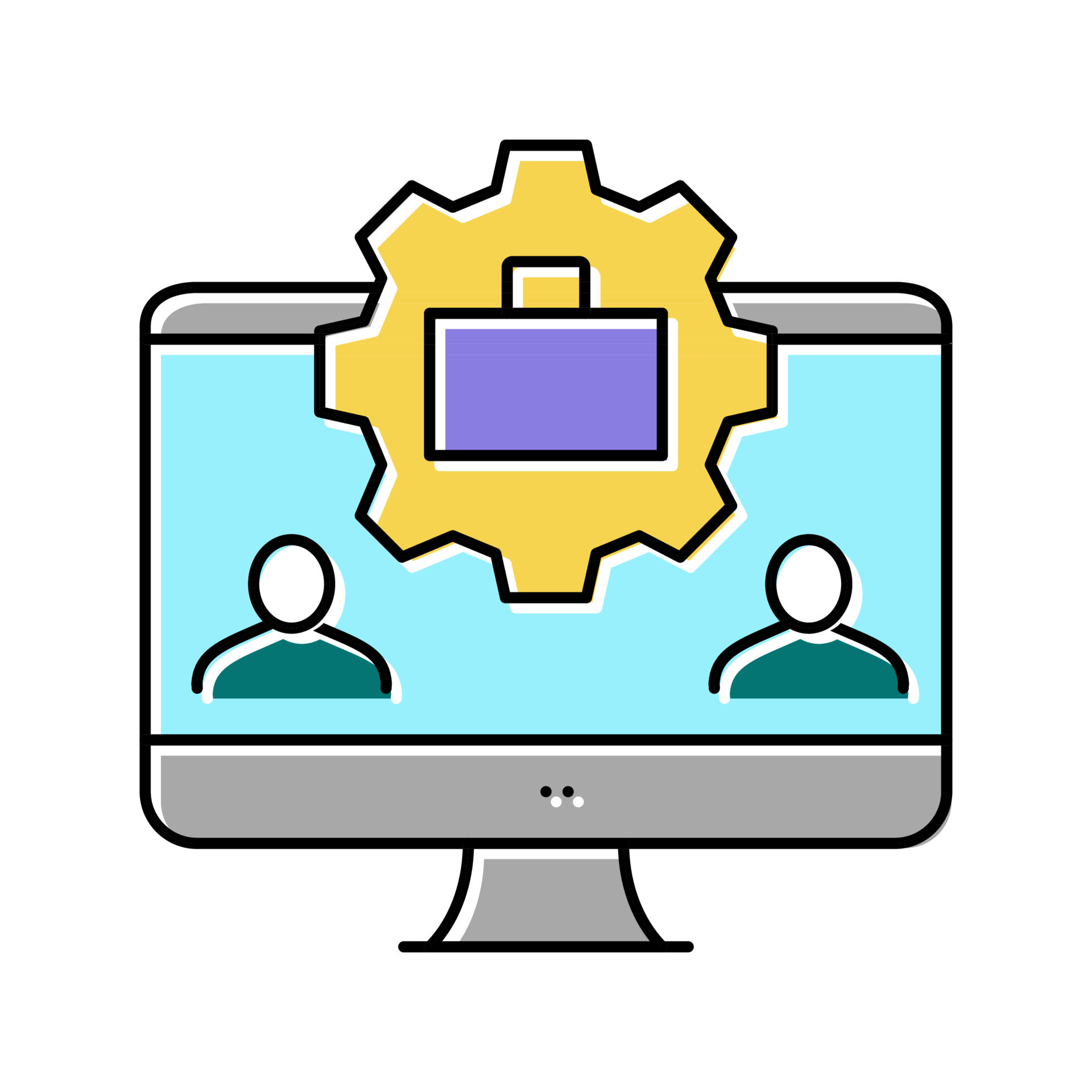 networking events color icon vector illustration 19590943 Vector Art at