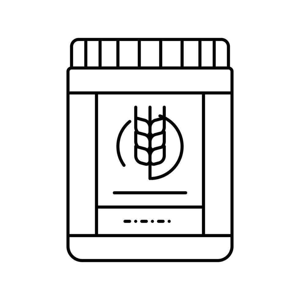 grass juice barley line icon vector illustration