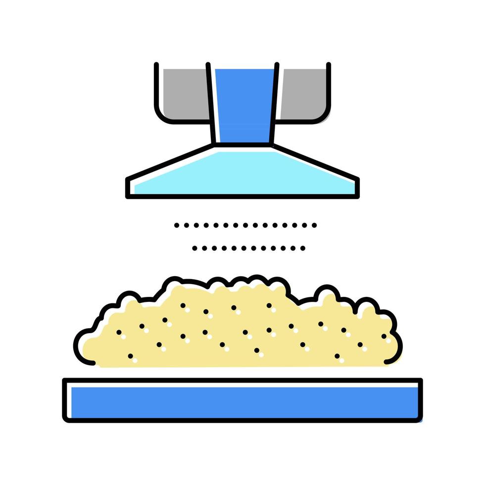 manufacturing cheese product color icon vector illustration