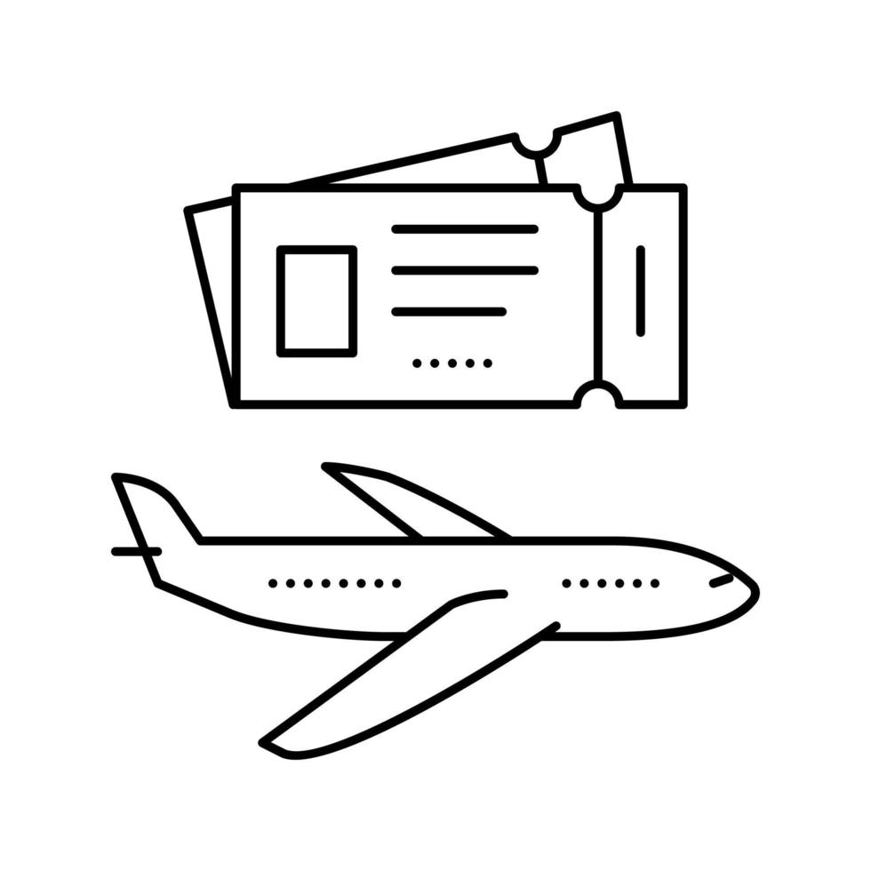 journey traveling leisure line icon vector illustration
