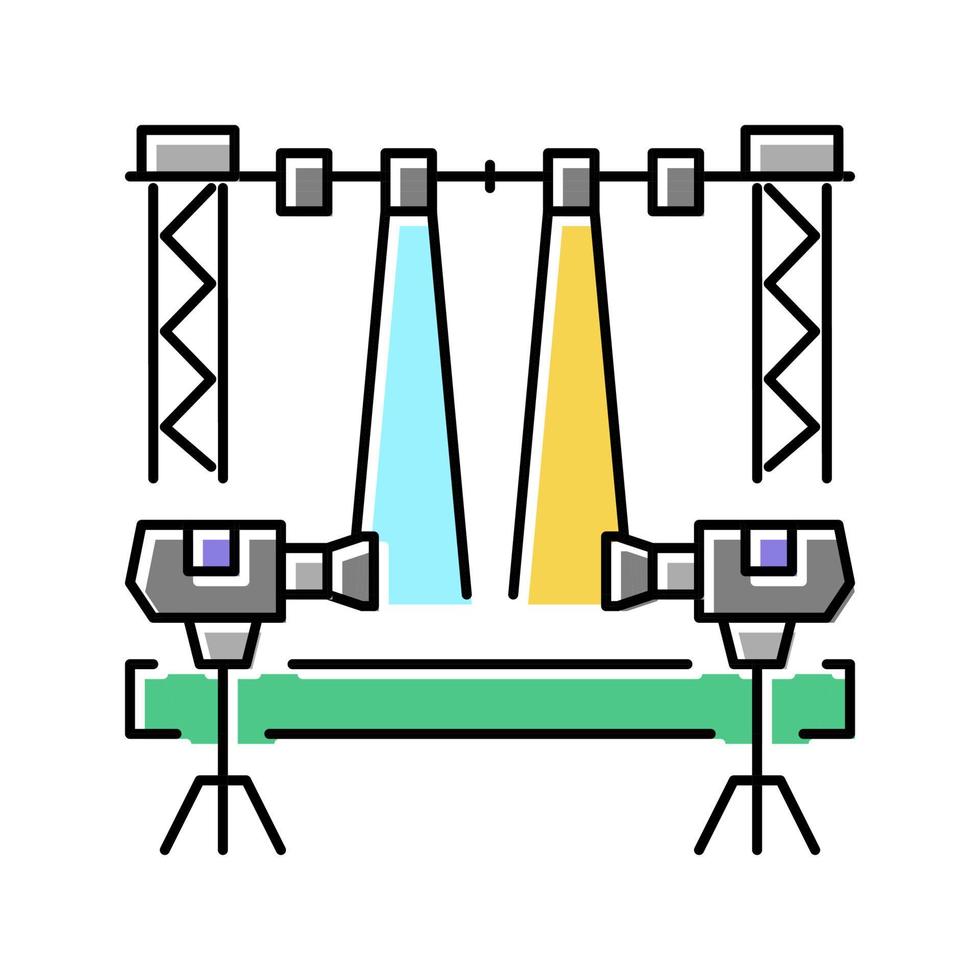scene video production film color icon vector illustration