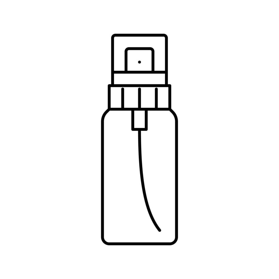 flask fragrance bottle perfume line icon vector illustration