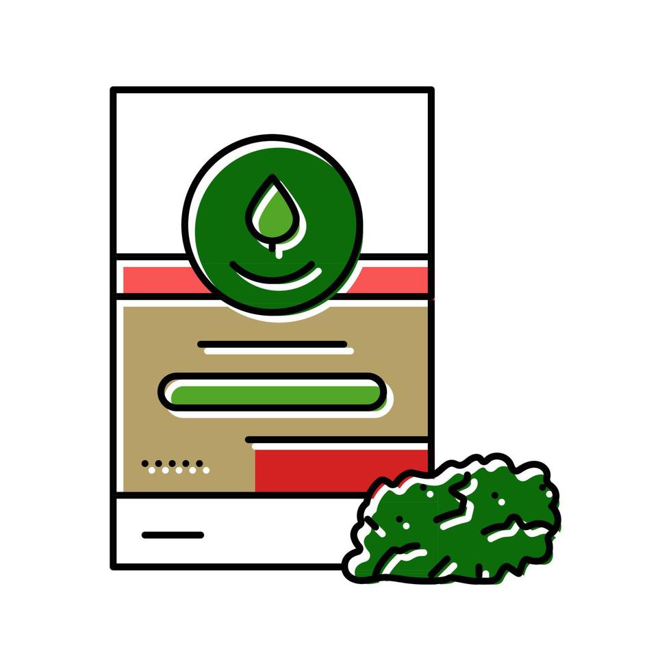 raspberry leaf tea color icon vector illustration