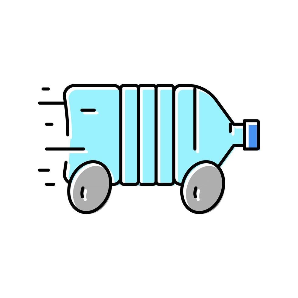logo water delivery service color icon vector illustration