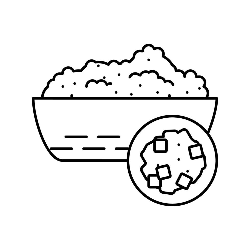 ilustración de vector de icono de línea de grano de artek