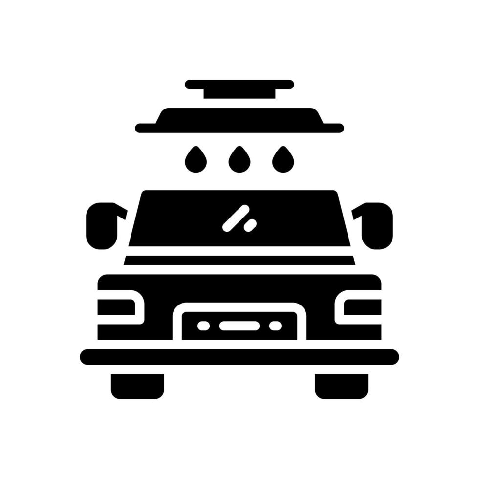icono de lavado de autos para su sitio web, móvil, presentación y diseño de logotipo. vector