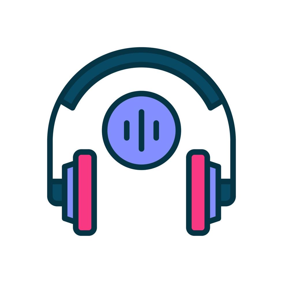 headphone icon for your website, mobile, presentation, and logo design. vector