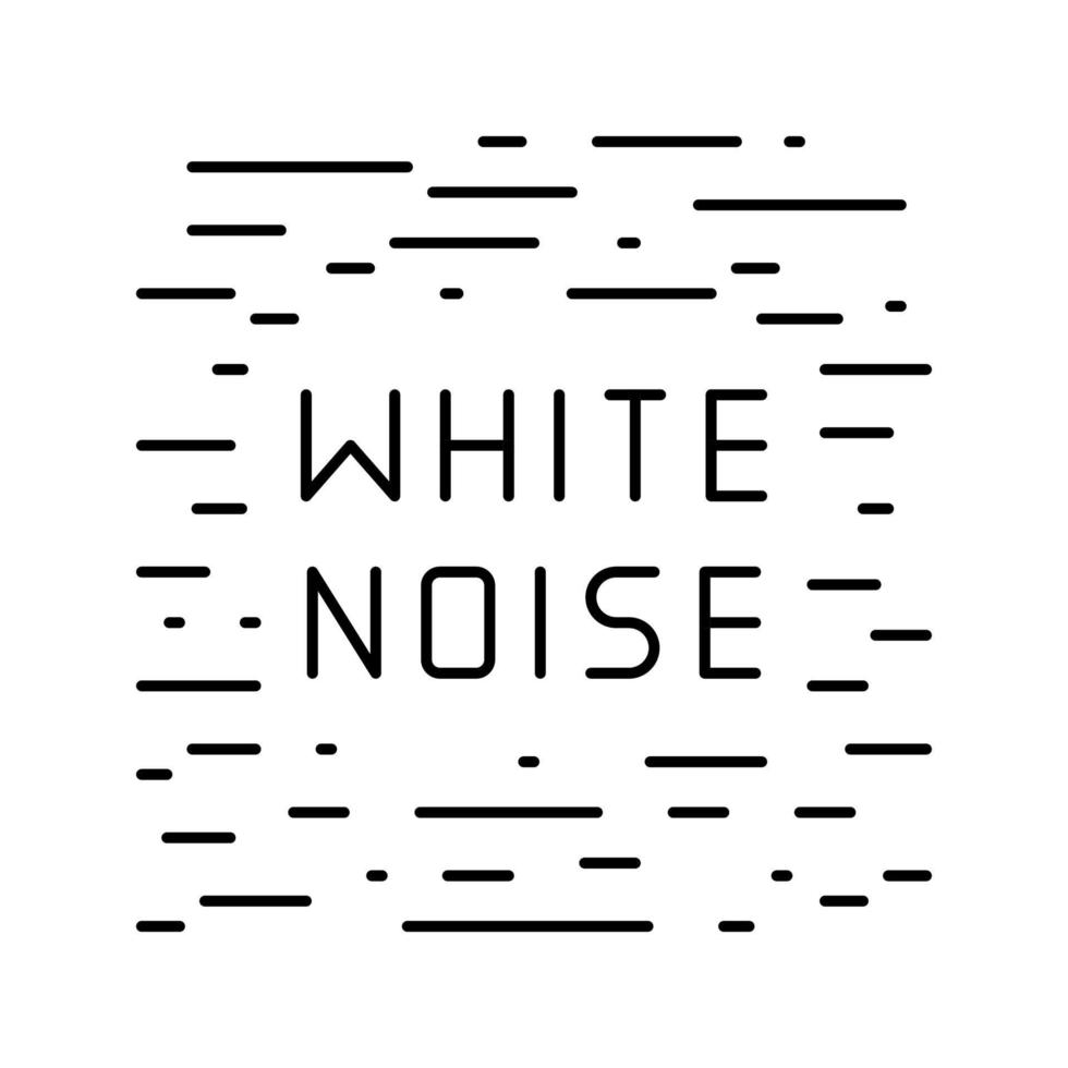 white noise color icon vector illustration