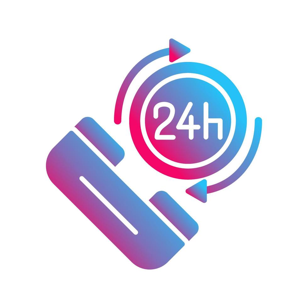 24h Vector Icon