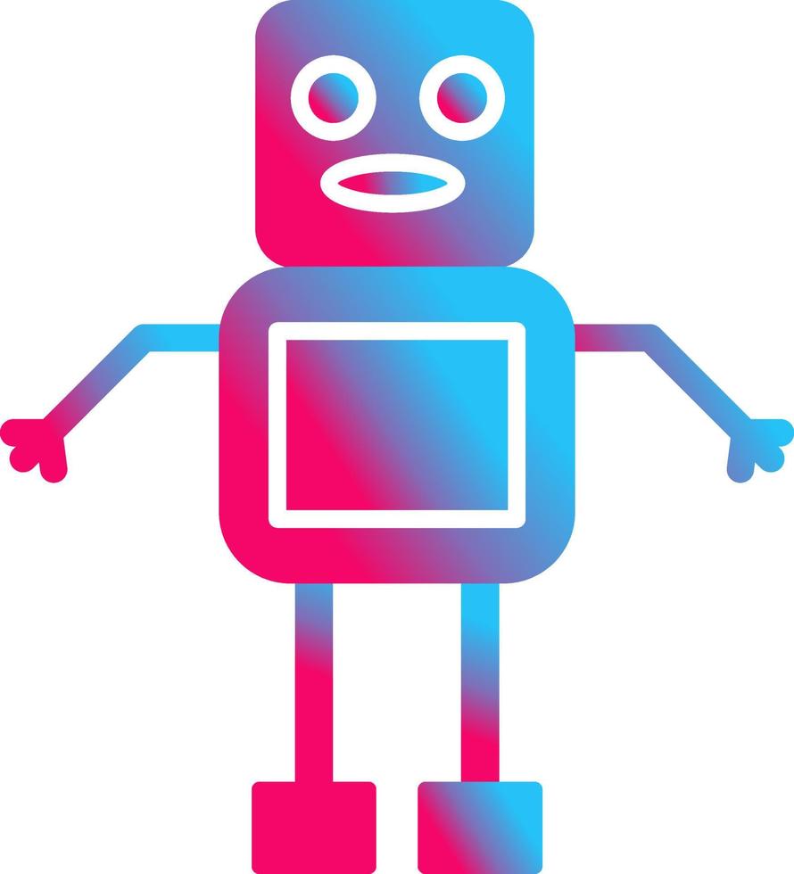 Unique Robot Vector Icon