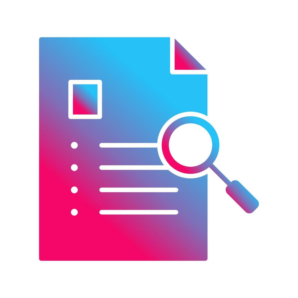 Unique Case Study Vector Icon