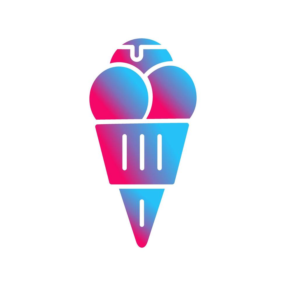 icono de vector de helado