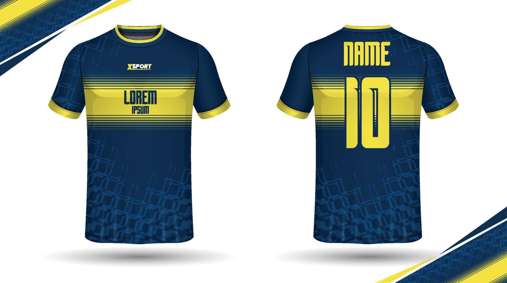 diseño de camisetas de fútbol para sublimación, diseño de camisetas deportivas vector