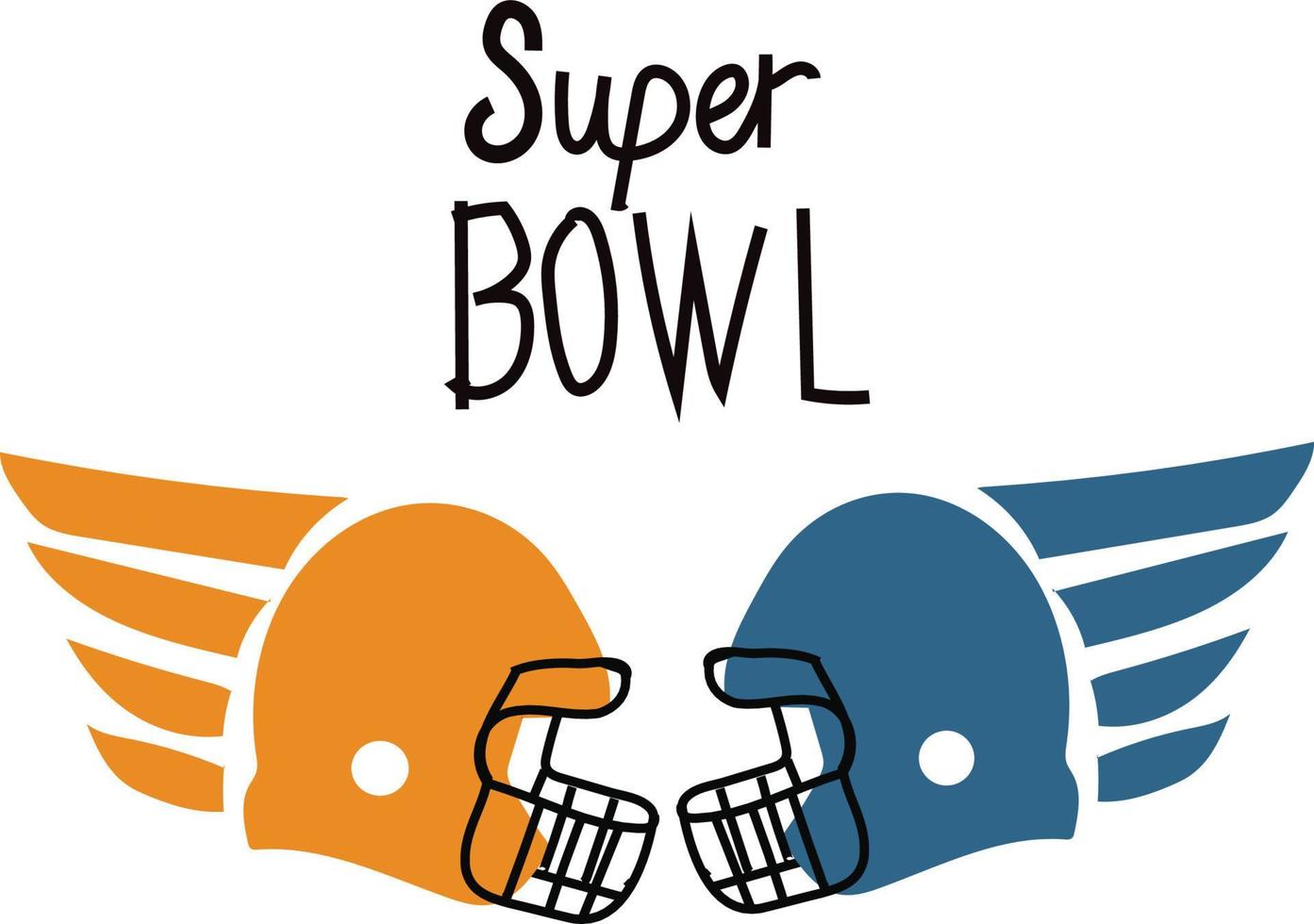 super bowl vector