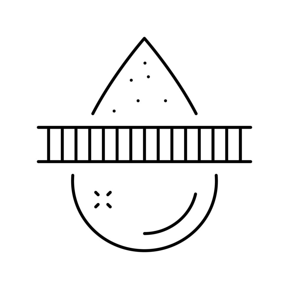 filtered water line icon vector illustration