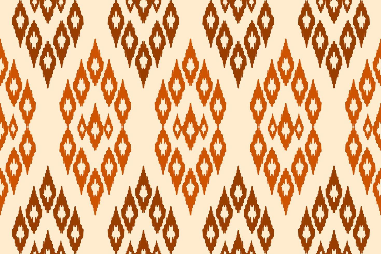 Ethnic ikat seamless pattern in tribal. Aztec geometric ethnic ornament print. Ikat pattern style. vector