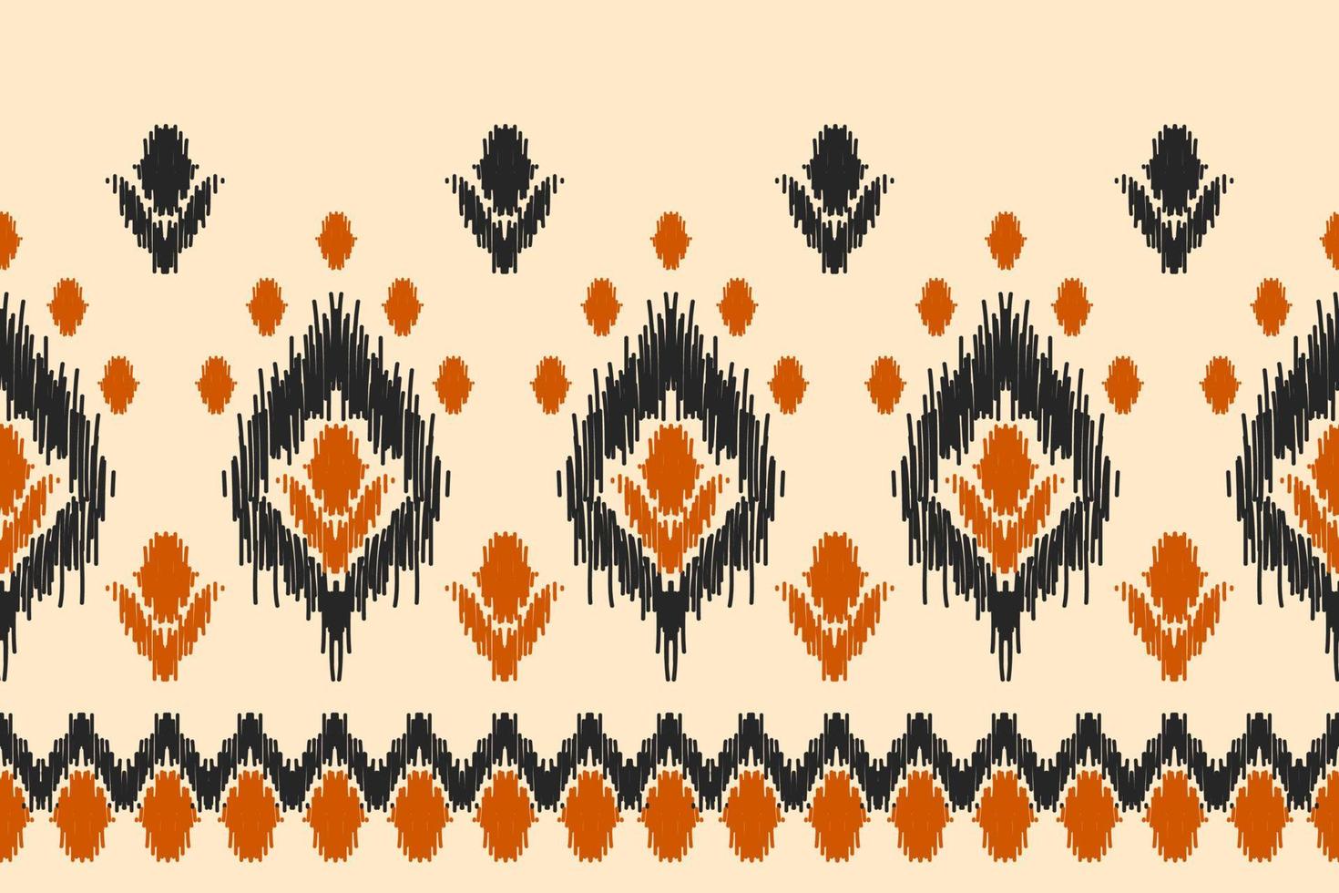 Abstract ethnic pattern art. Ikat seamless pattern traditional. American, Mexican style. vector