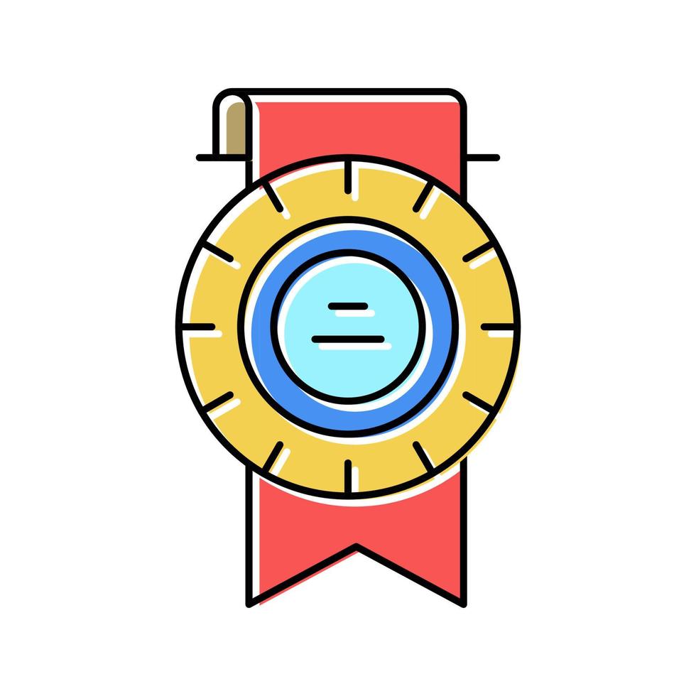 reward sportive tournament color icon vector illustration