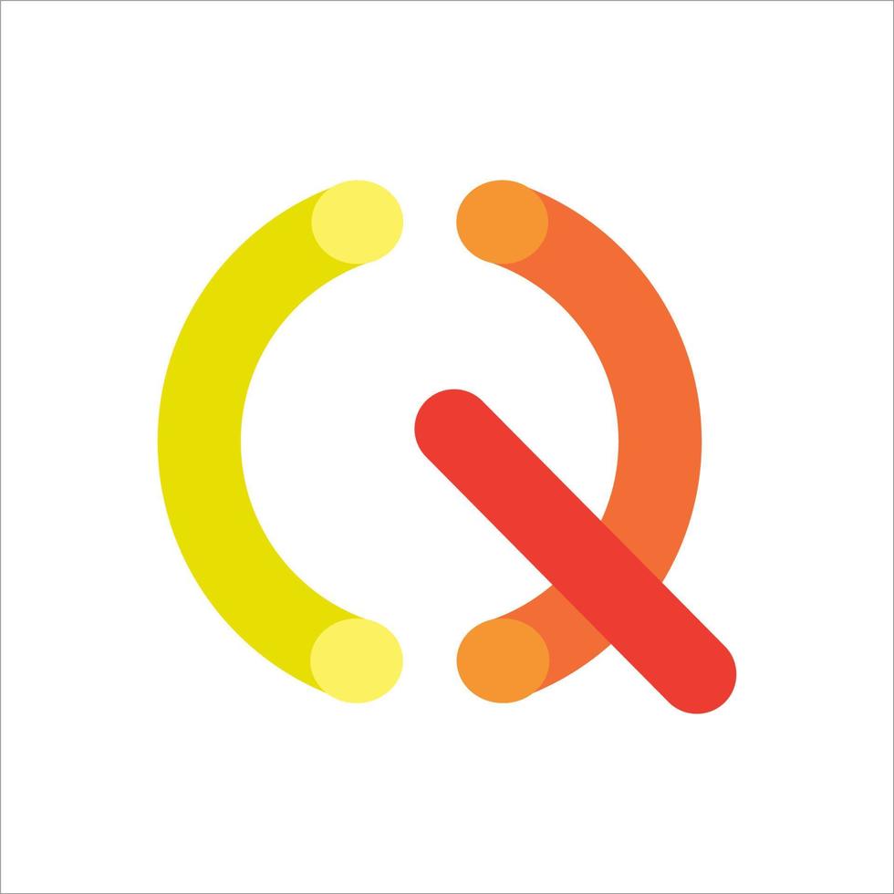 Q or CR logo vector