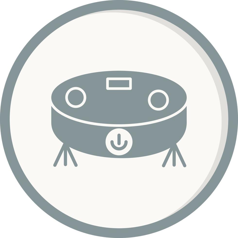 Robot vacuum cleaner Vector Icon